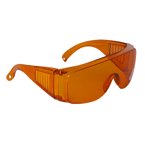 Orange on sale safety glasses